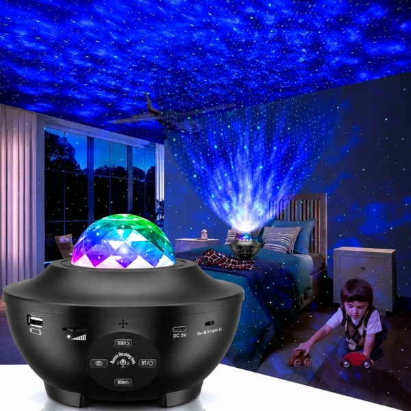 LED Galaxy Starry Night Light Projector