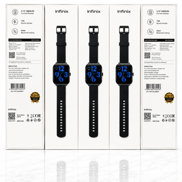 Infinix XW05 Smart Watch Curved Display