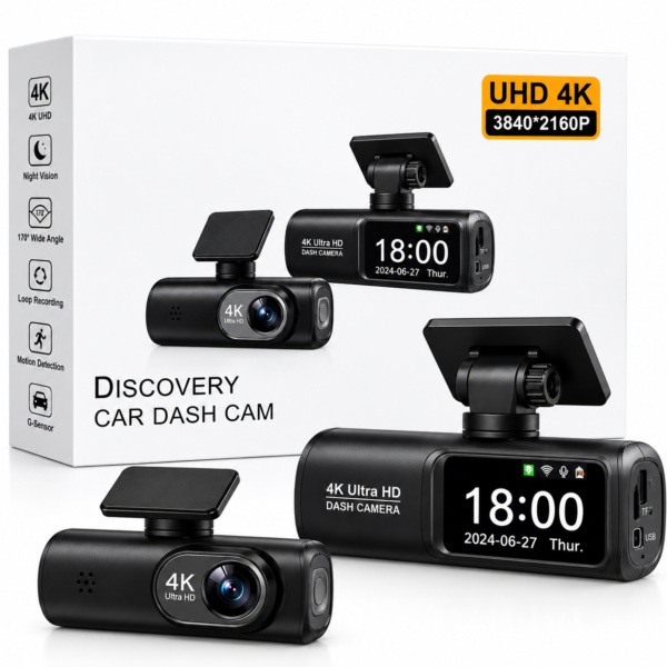 Discovery 4K Ultra HD Car Dash Cam